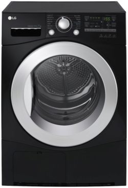 LG - RC7066B2Z 7KG Condenser - Tumble Dryer - Black